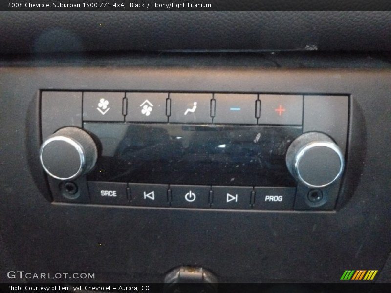 Black / Ebony/Light Titanium 2008 Chevrolet Suburban 1500 Z71 4x4