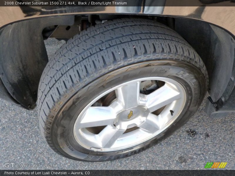 Black / Ebony/Light Titanium 2008 Chevrolet Suburban 1500 Z71 4x4