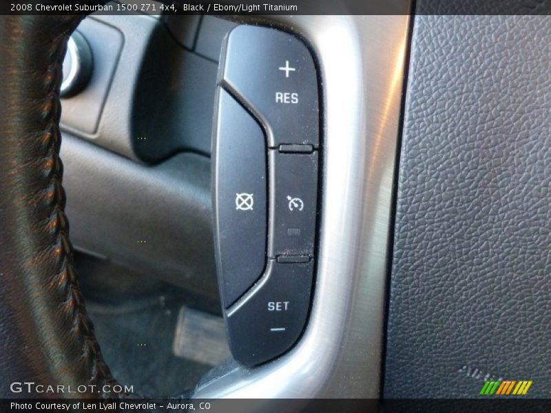 Black / Ebony/Light Titanium 2008 Chevrolet Suburban 1500 Z71 4x4