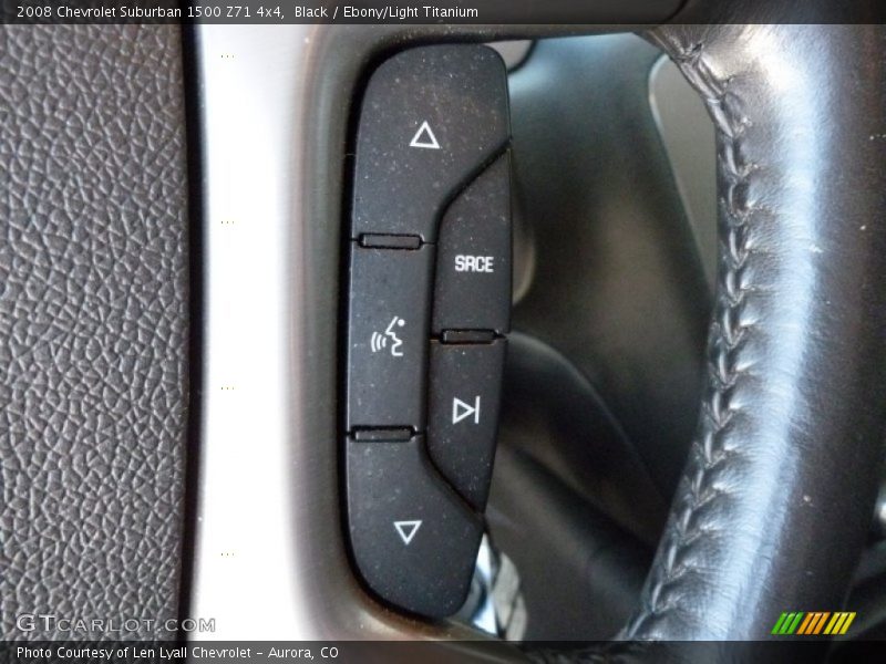 Black / Ebony/Light Titanium 2008 Chevrolet Suburban 1500 Z71 4x4