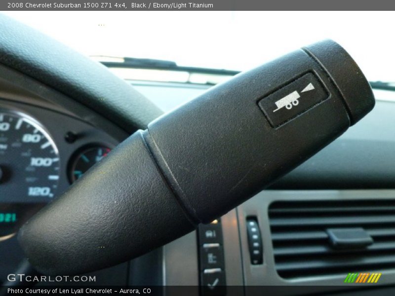 Black / Ebony/Light Titanium 2008 Chevrolet Suburban 1500 Z71 4x4