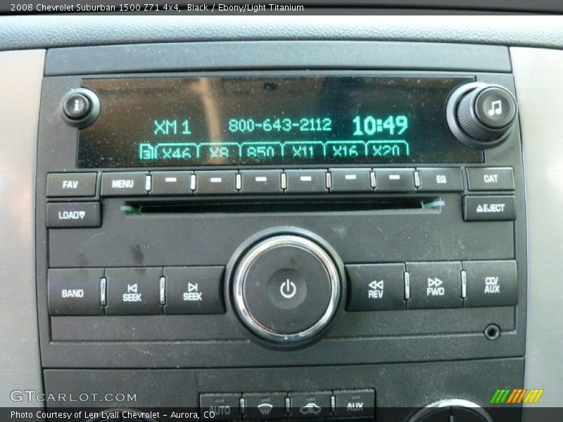 Black / Ebony/Light Titanium 2008 Chevrolet Suburban 1500 Z71 4x4