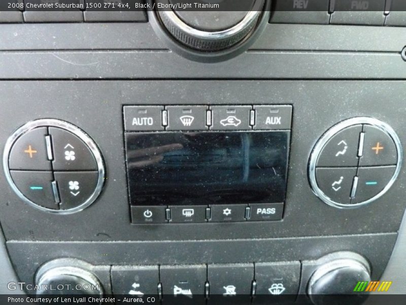 Black / Ebony/Light Titanium 2008 Chevrolet Suburban 1500 Z71 4x4