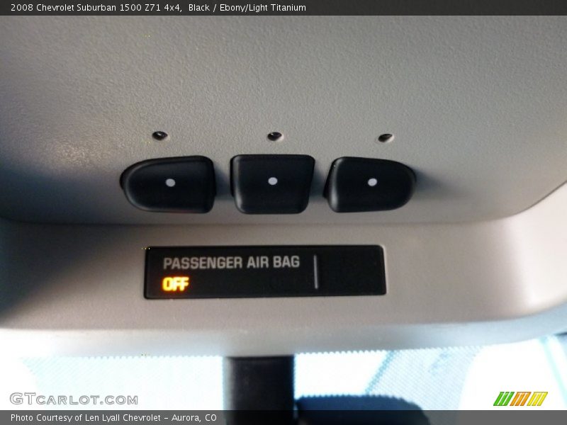 Black / Ebony/Light Titanium 2008 Chevrolet Suburban 1500 Z71 4x4