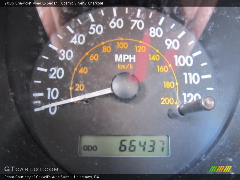 Cosmic Silver / Charcoal 2006 Chevrolet Aveo LS Sedan