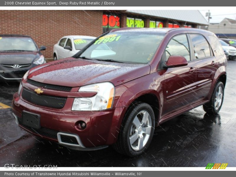 Deep Ruby Red Metallic / Ebony 2008 Chevrolet Equinox Sport
