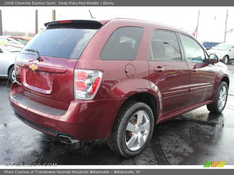 Deep Ruby Red Metallic / Ebony 2008 Chevrolet Equinox Sport