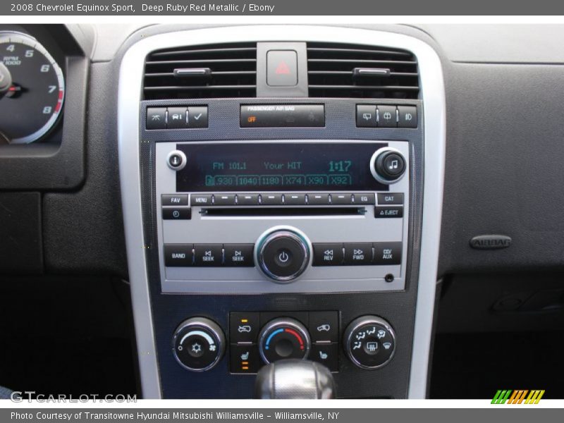 Deep Ruby Red Metallic / Ebony 2008 Chevrolet Equinox Sport