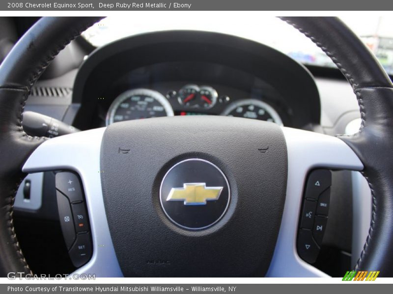 Deep Ruby Red Metallic / Ebony 2008 Chevrolet Equinox Sport