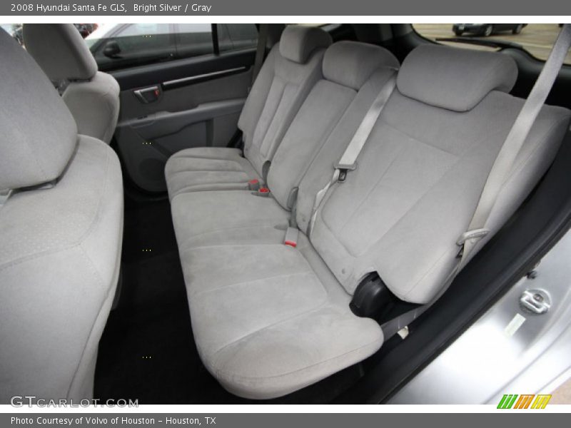 Bright Silver / Gray 2008 Hyundai Santa Fe GLS