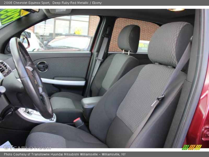 Deep Ruby Red Metallic / Ebony 2008 Chevrolet Equinox Sport
