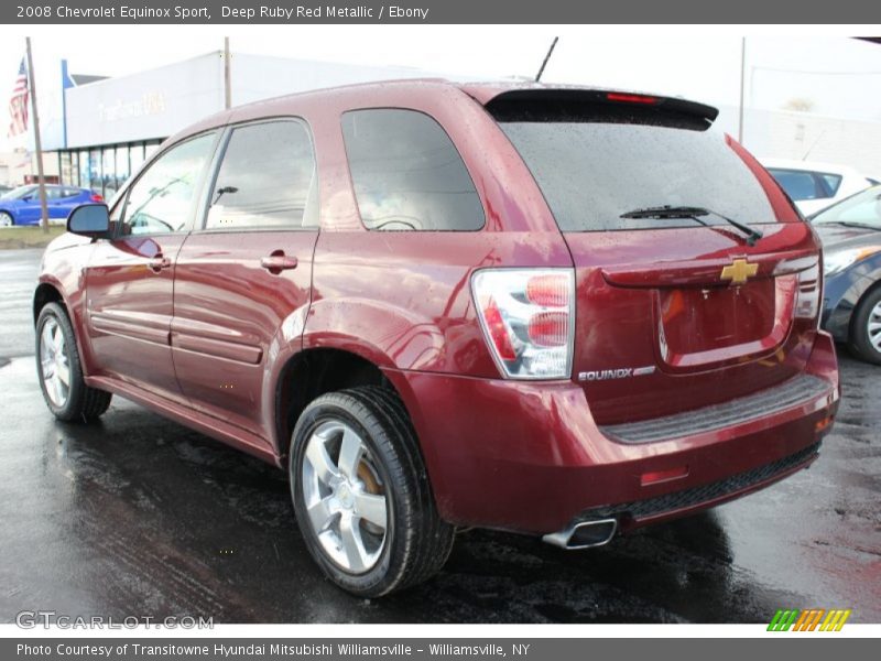 Deep Ruby Red Metallic / Ebony 2008 Chevrolet Equinox Sport
