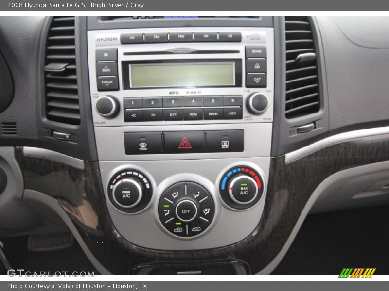 Bright Silver / Gray 2008 Hyundai Santa Fe GLS