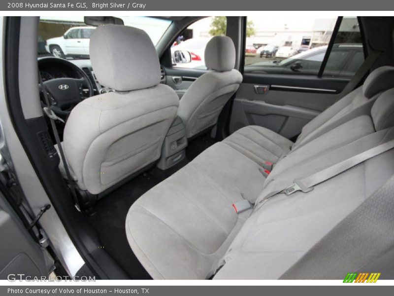 Bright Silver / Gray 2008 Hyundai Santa Fe GLS
