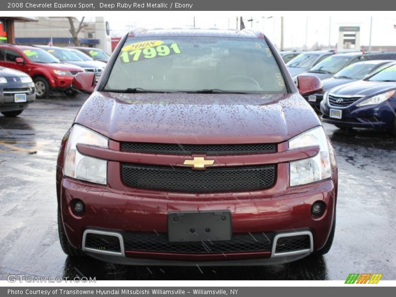 Deep Ruby Red Metallic / Ebony 2008 Chevrolet Equinox Sport