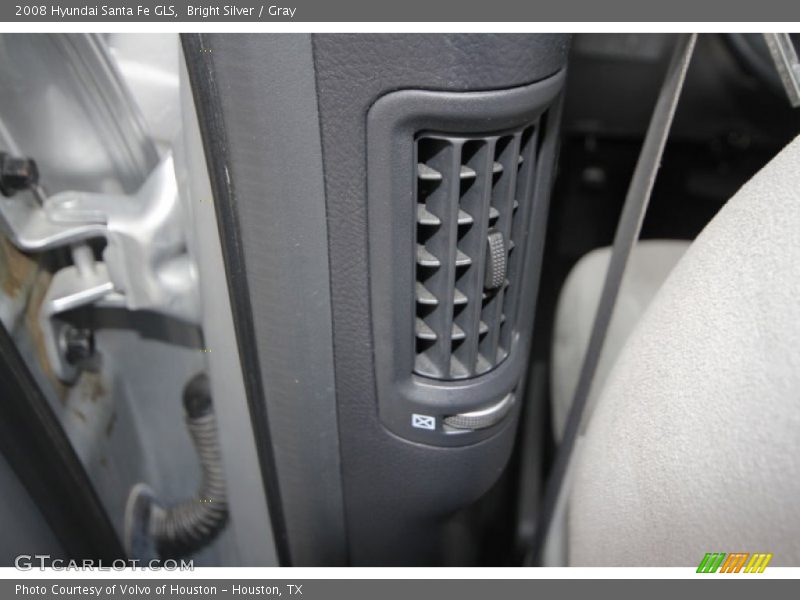 Bright Silver / Gray 2008 Hyundai Santa Fe GLS