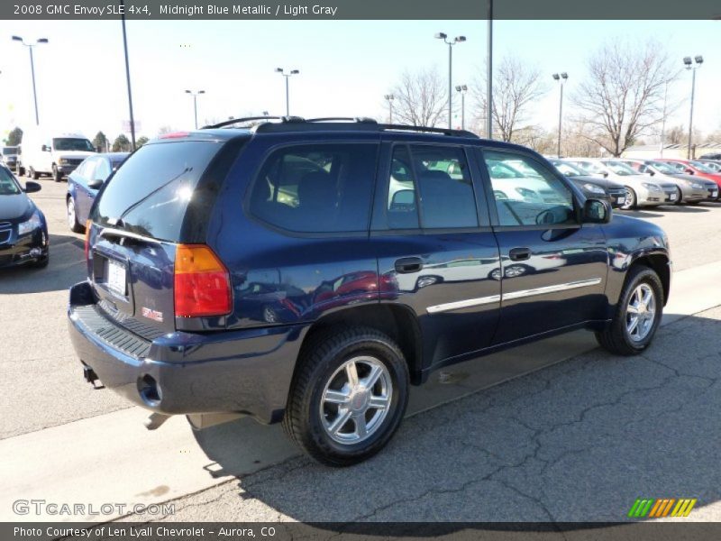 Midnight Blue Metallic / Light Gray 2008 GMC Envoy SLE 4x4