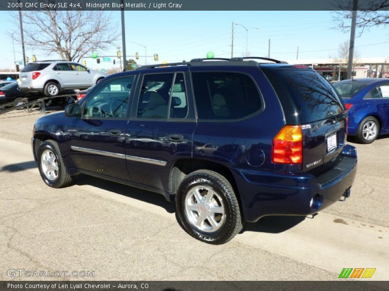 Midnight Blue Metallic / Light Gray 2008 GMC Envoy SLE 4x4
