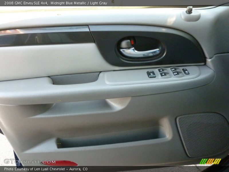 Midnight Blue Metallic / Light Gray 2008 GMC Envoy SLE 4x4