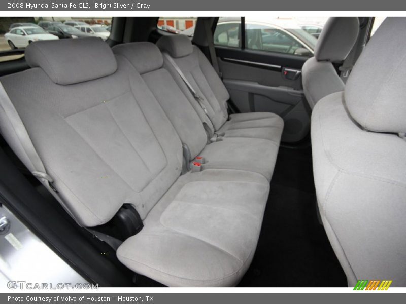 Bright Silver / Gray 2008 Hyundai Santa Fe GLS