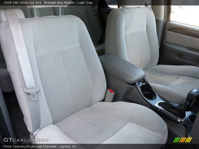 Midnight Blue Metallic / Light Gray 2008 GMC Envoy SLE 4x4