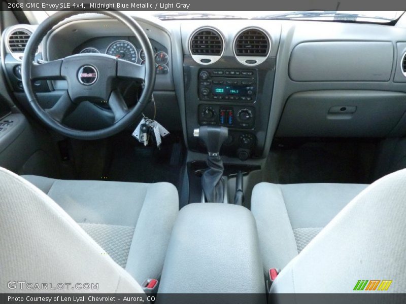 Midnight Blue Metallic / Light Gray 2008 GMC Envoy SLE 4x4