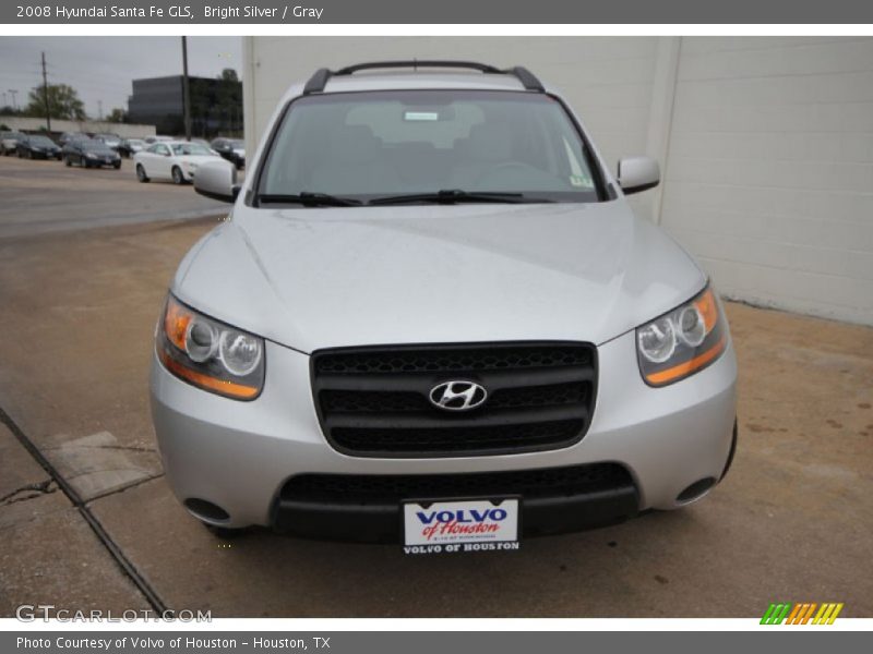 Bright Silver / Gray 2008 Hyundai Santa Fe GLS