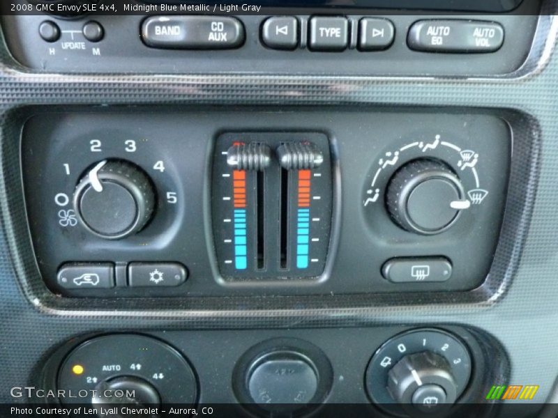 Midnight Blue Metallic / Light Gray 2008 GMC Envoy SLE 4x4