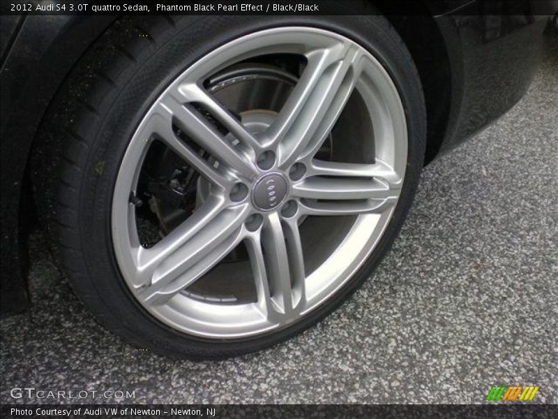 Phantom Black Pearl Effect / Black/Black 2012 Audi S4 3.0T quattro Sedan