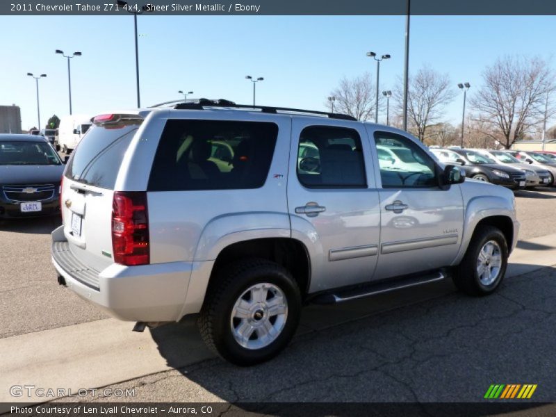 Sheer Silver Metallic / Ebony 2011 Chevrolet Tahoe Z71 4x4