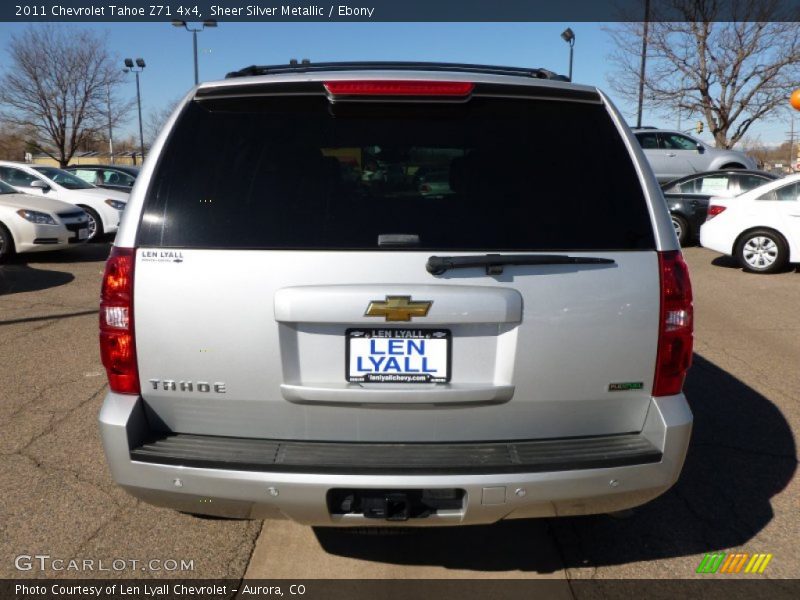 Sheer Silver Metallic / Ebony 2011 Chevrolet Tahoe Z71 4x4