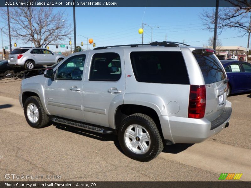 Sheer Silver Metallic / Ebony 2011 Chevrolet Tahoe Z71 4x4