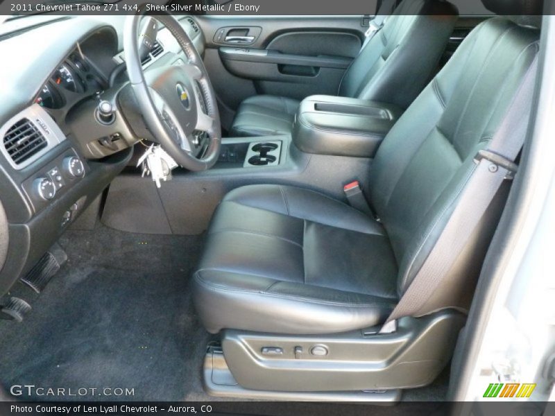 Sheer Silver Metallic / Ebony 2011 Chevrolet Tahoe Z71 4x4
