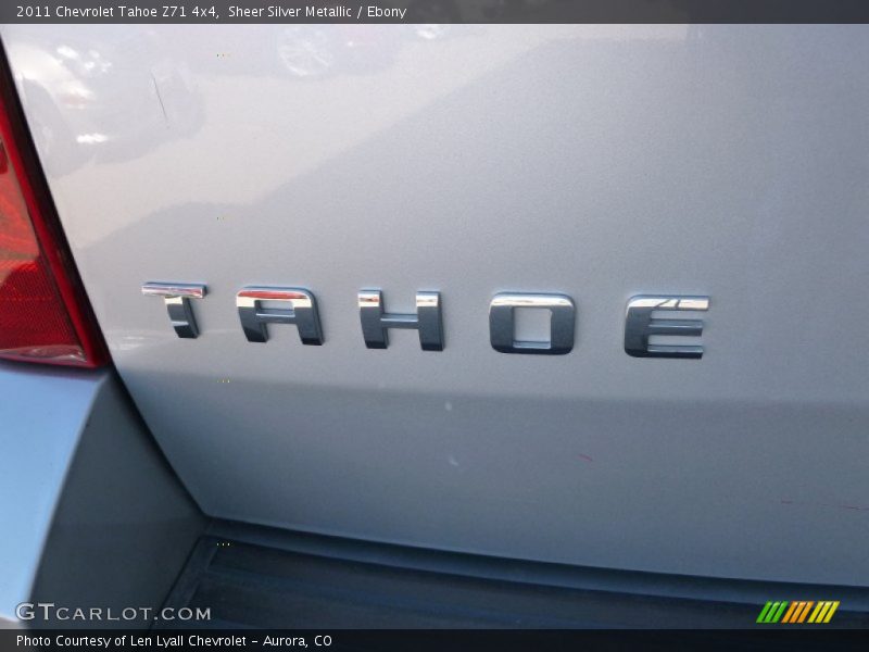 Sheer Silver Metallic / Ebony 2011 Chevrolet Tahoe Z71 4x4