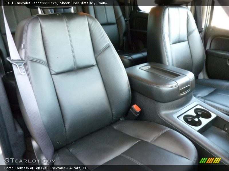 Sheer Silver Metallic / Ebony 2011 Chevrolet Tahoe Z71 4x4