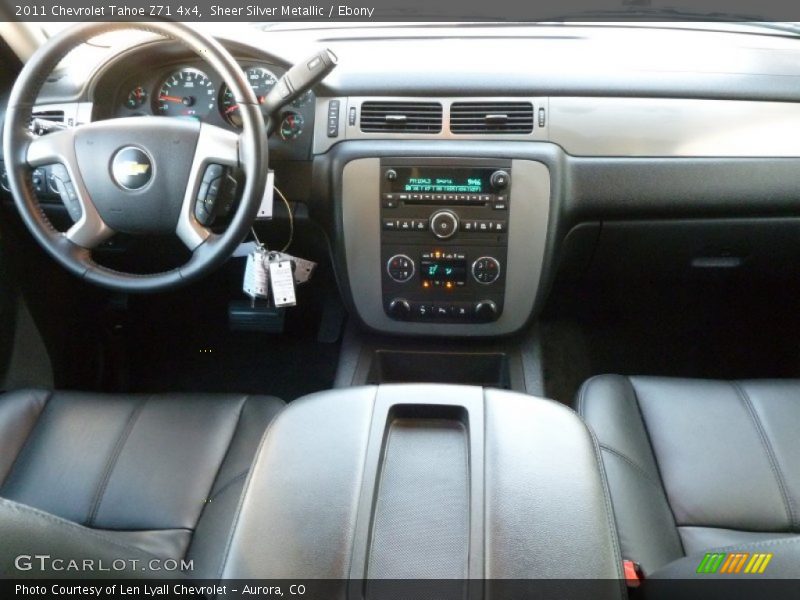 Sheer Silver Metallic / Ebony 2011 Chevrolet Tahoe Z71 4x4