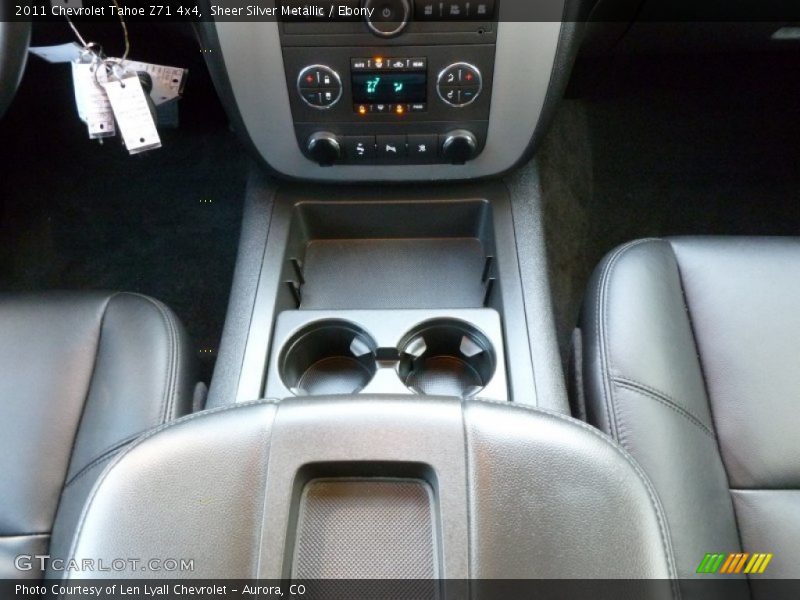 Sheer Silver Metallic / Ebony 2011 Chevrolet Tahoe Z71 4x4