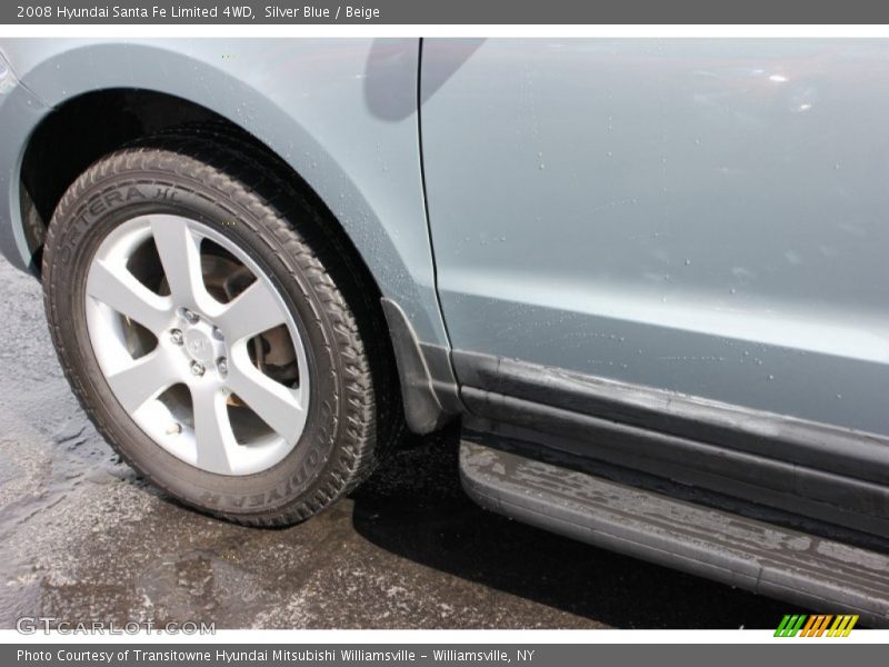 Silver Blue / Beige 2008 Hyundai Santa Fe Limited 4WD