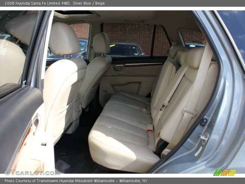 Silver Blue / Beige 2008 Hyundai Santa Fe Limited 4WD