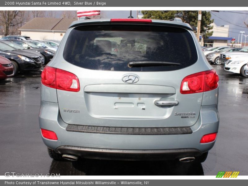 Silver Blue / Beige 2008 Hyundai Santa Fe Limited 4WD
