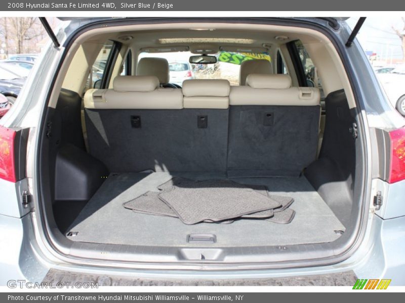 Silver Blue / Beige 2008 Hyundai Santa Fe Limited 4WD