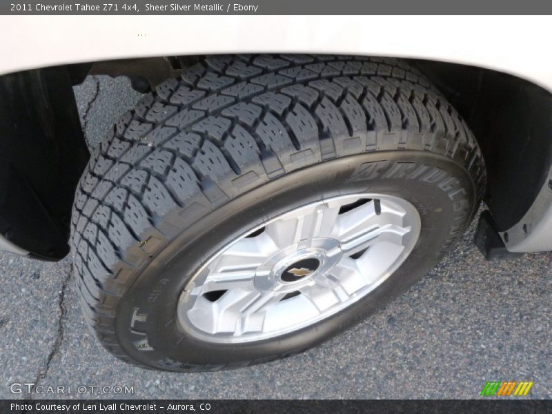 Sheer Silver Metallic / Ebony 2011 Chevrolet Tahoe Z71 4x4