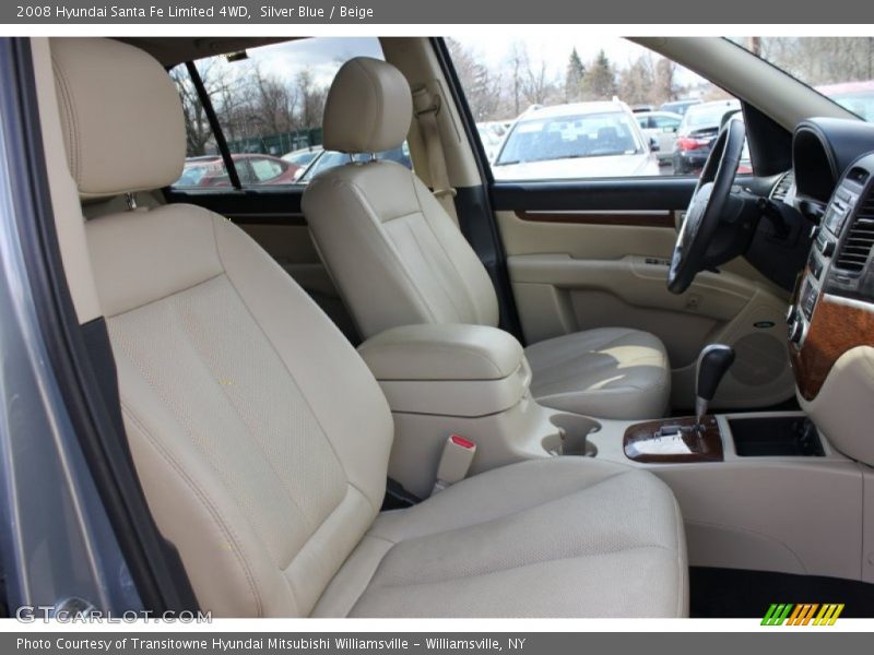 Silver Blue / Beige 2008 Hyundai Santa Fe Limited 4WD