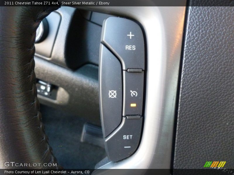 Sheer Silver Metallic / Ebony 2011 Chevrolet Tahoe Z71 4x4