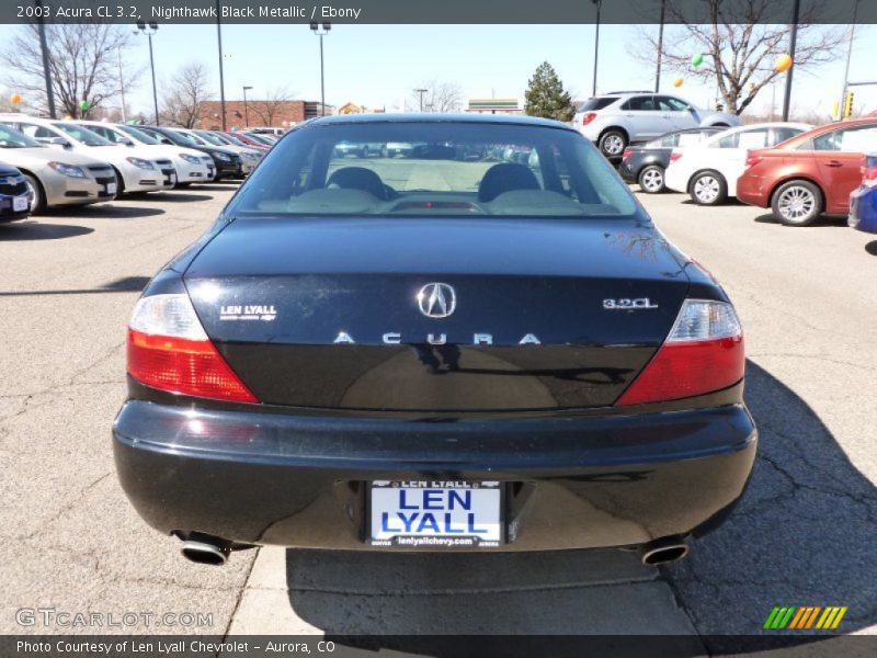 Nighthawk Black Metallic / Ebony 2003 Acura CL 3.2