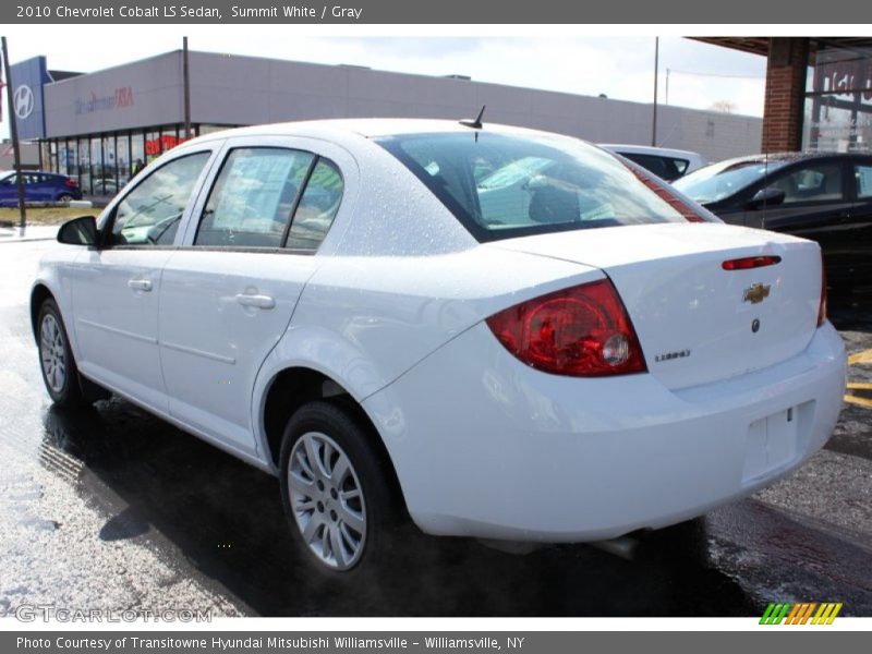 Summit White / Gray 2010 Chevrolet Cobalt LS Sedan