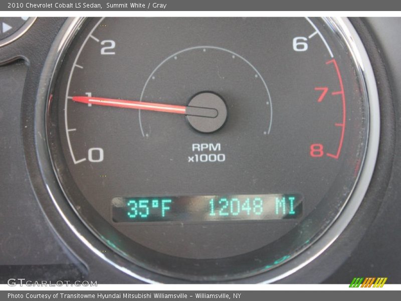 Summit White / Gray 2010 Chevrolet Cobalt LS Sedan