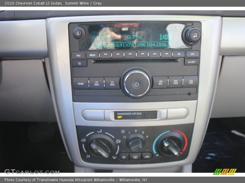 Summit White / Gray 2010 Chevrolet Cobalt LS Sedan