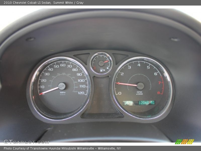 Summit White / Gray 2010 Chevrolet Cobalt LS Sedan