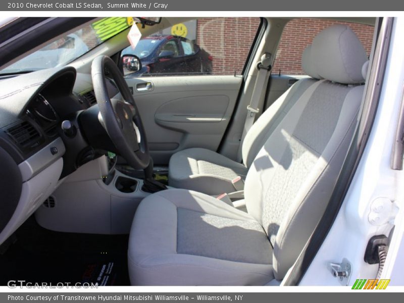 Summit White / Gray 2010 Chevrolet Cobalt LS Sedan
